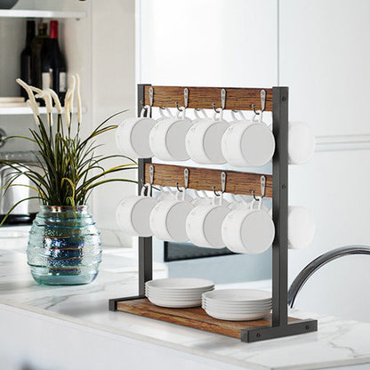 Coffee Mug Holder Stand 43.5cm High, 42cm Wide Kitchen Organizer Tristar Online
