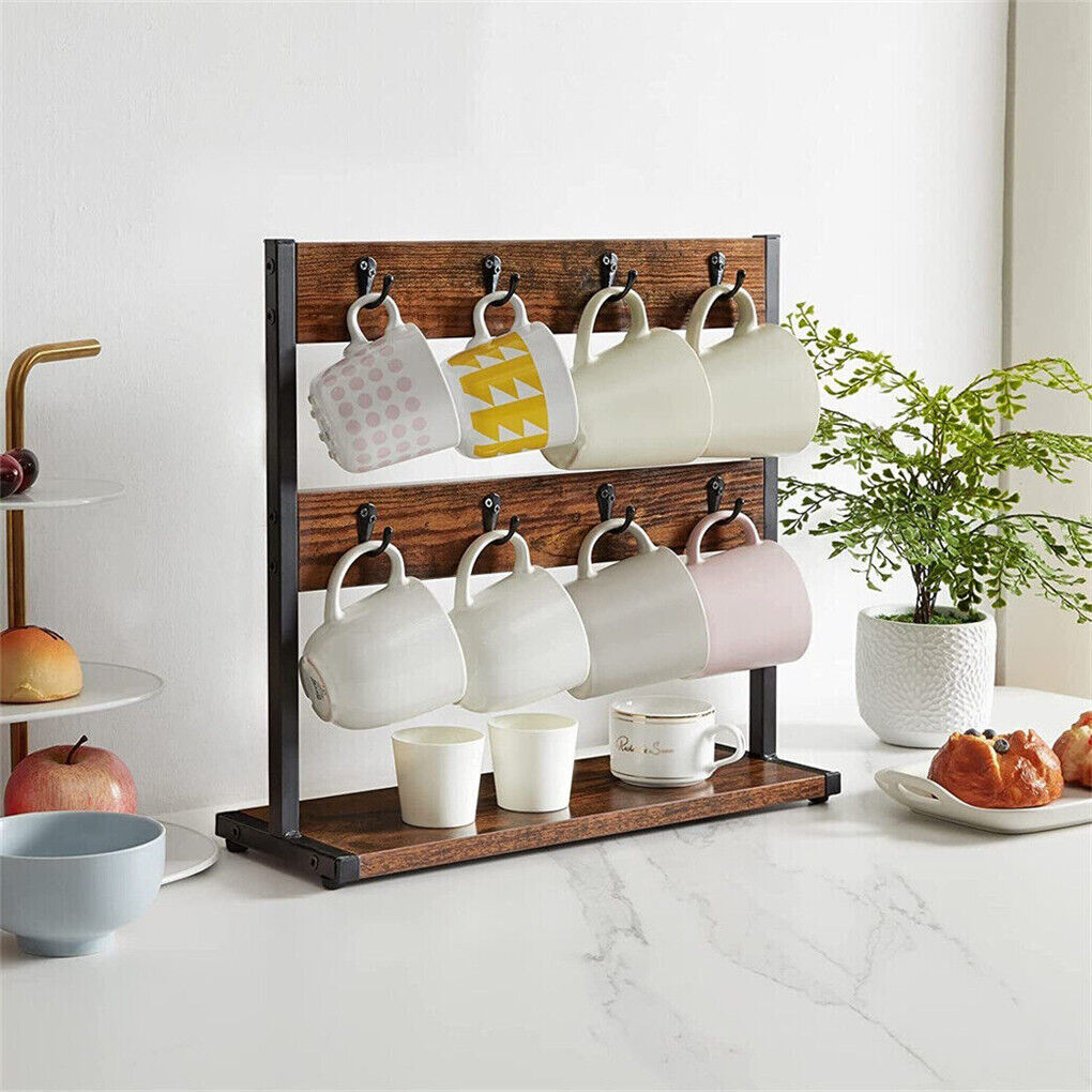 Coffee Mug Holder Stand 43.5cm High, 42cm Wide Kitchen Organizer Tristar Online