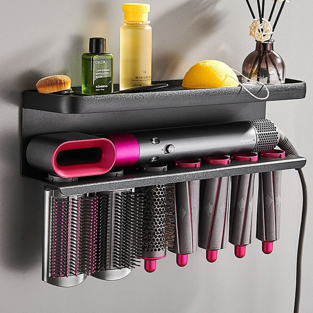 Black Space Aluminum Wall Mount Holder for Dyson Airwrap Tristar Online
