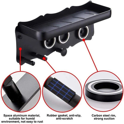 Magnetic Wall Mount Hair Dryer Holder for Dyson - Black Metal Tristar Online