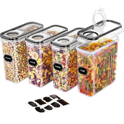 6PCS Food Storage Containers Kitchen Dry Pantry Organiser Airtight Lids Tristar Online