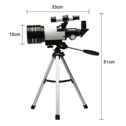 150x Zoom HD Digital Telescope 70mm Aperture Unmounted Tristar Online