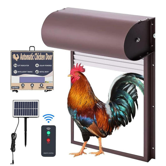 Automatic Chicken Coop Door Opener with Gate Light Sensor Remote Tristar Online