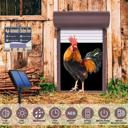 Automatic Chicken Coop Door Opener with Gate Light Sensor Remote Tristar Online