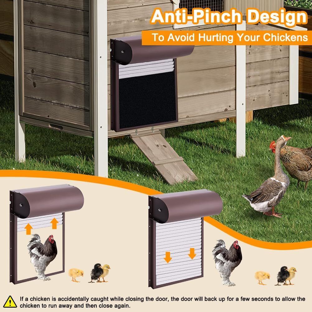 Automatic Chicken Coop Door Opener with Gate Light Sensor Remote Tristar Online