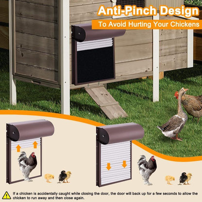 Automatic Chicken Coop Door Opener with Gate Light Sensor Remote Tristar Online