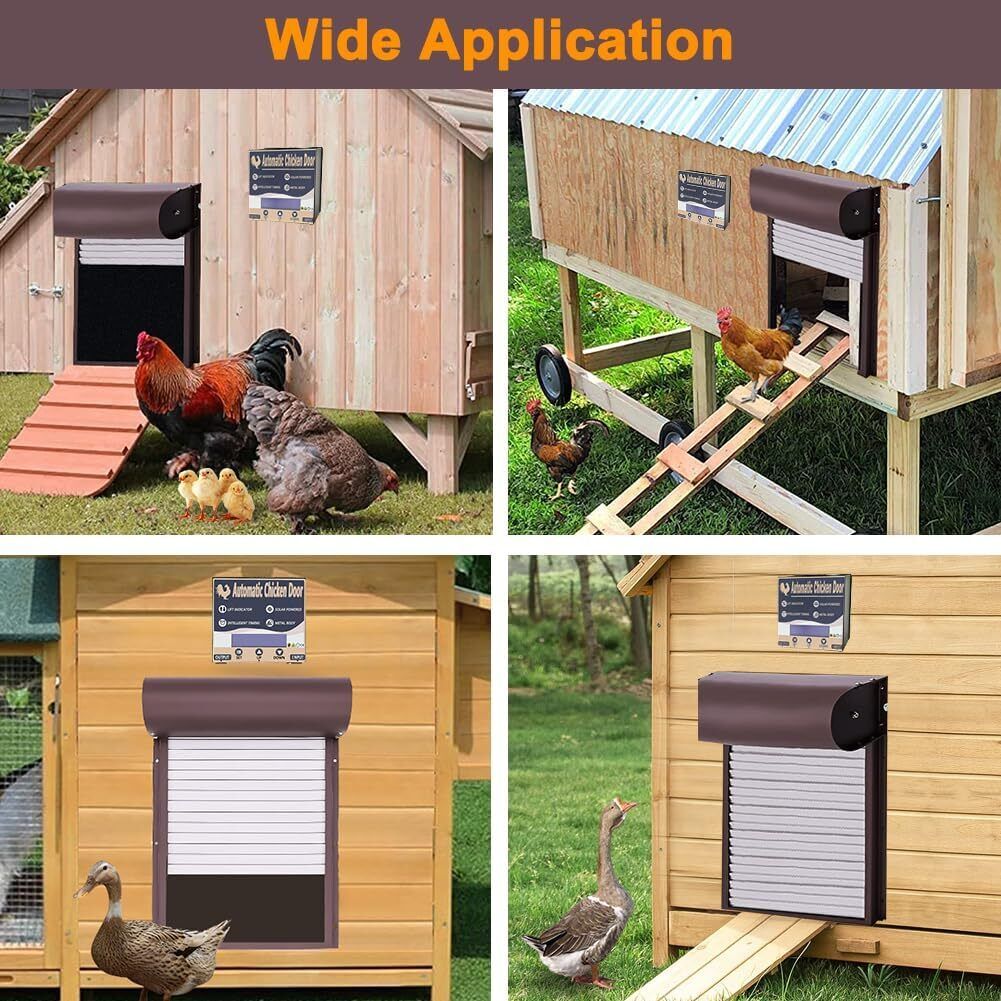 Automatic Chicken Coop Door Opener with Gate Light Sensor Remote Tristar Online