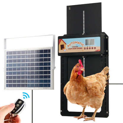 Automatic Chicken Coop Door Solar/Battery/AC 6W Aluminum Copper Tristar Online