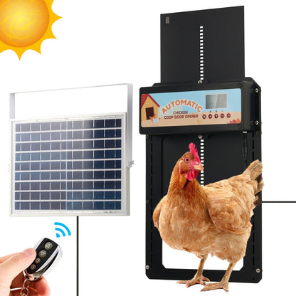 Automatic Chicken Coop Door Solar/Battery/AC 6W Aluminum Copper Tristar Online