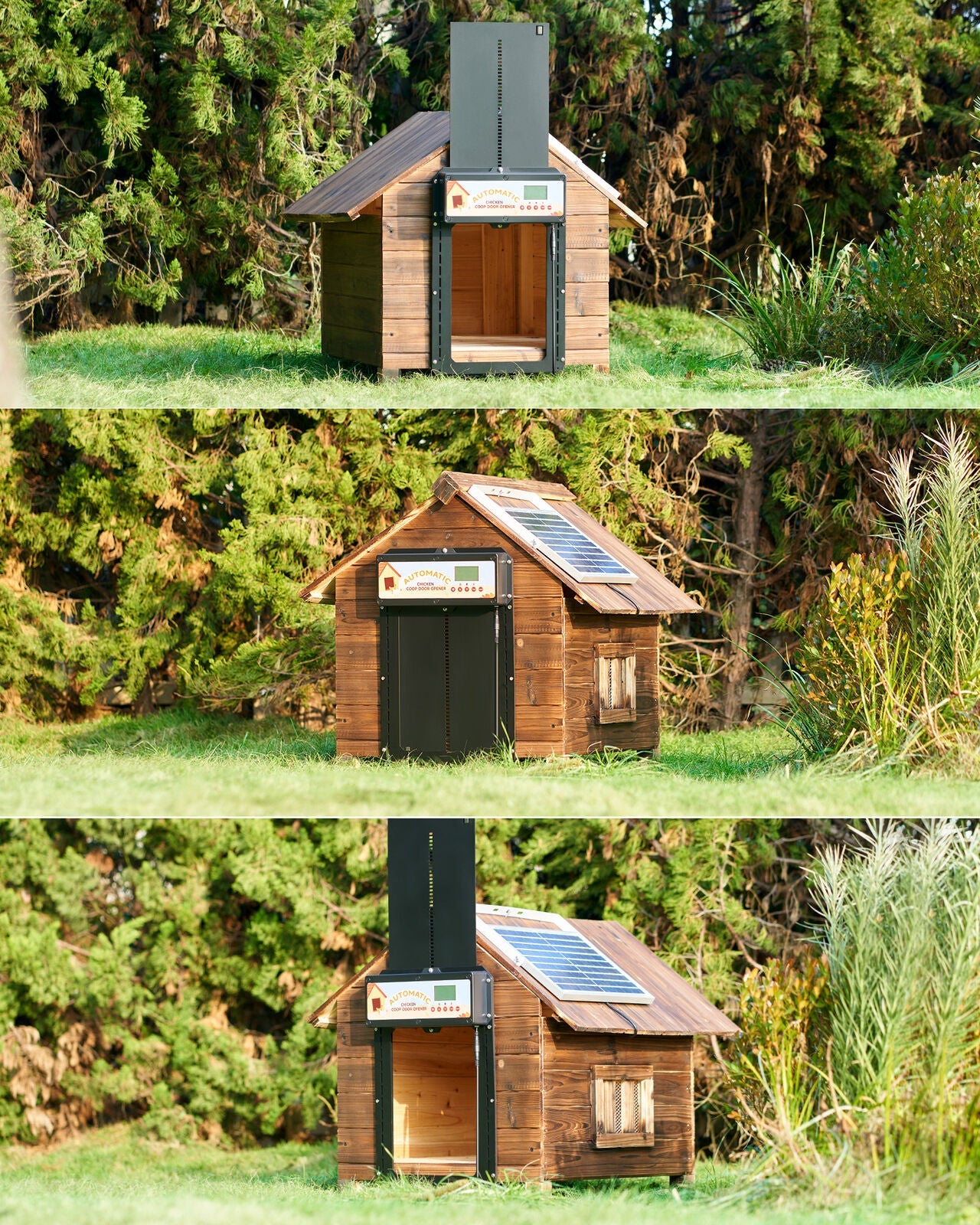 Automatic Chicken Coop Door Solar/Battery/AC 6W Aluminum Copper Tristar Online