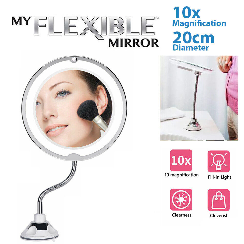10X LED Magnifying Makeup Mirror 360° Rotation Tristar Online