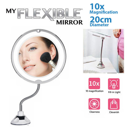 10X LED Magnifying Makeup Mirror 360° Rotation Tristar Online