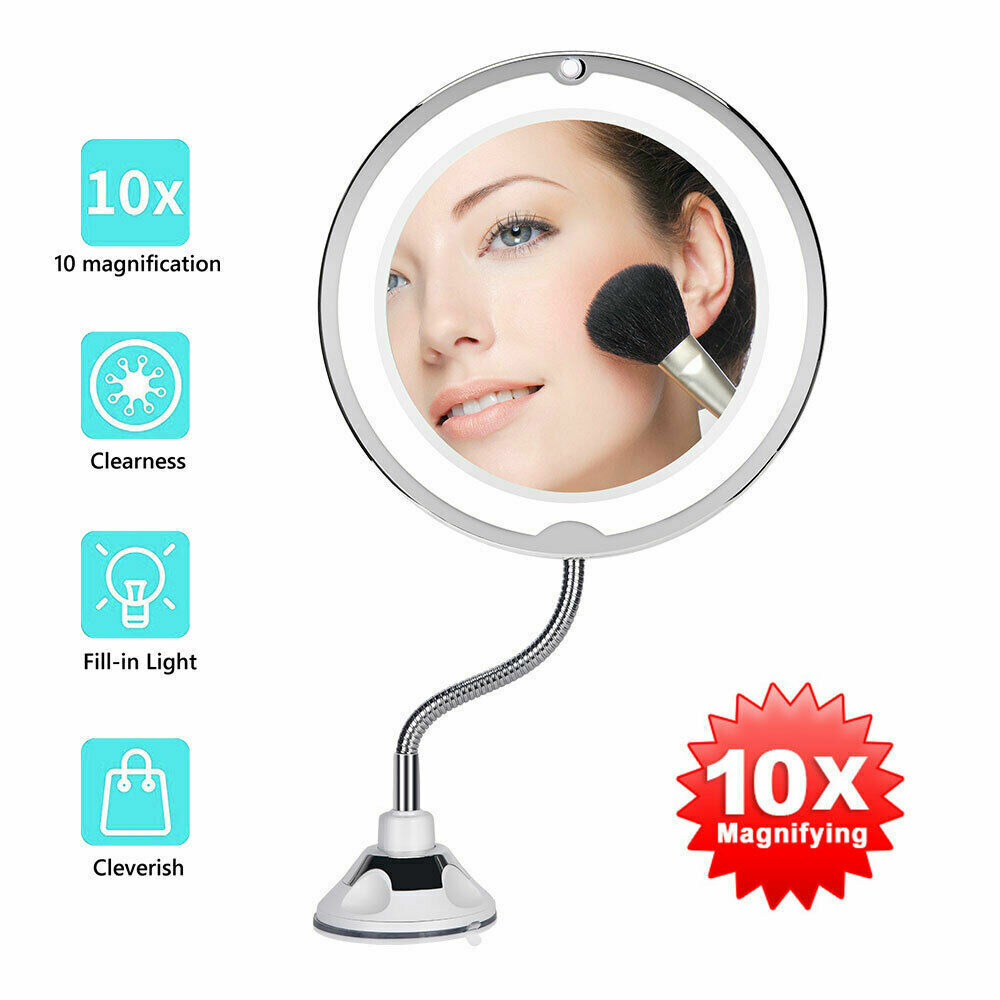 10X LED Magnifying Makeup Mirror 360° Rotation Tristar Online