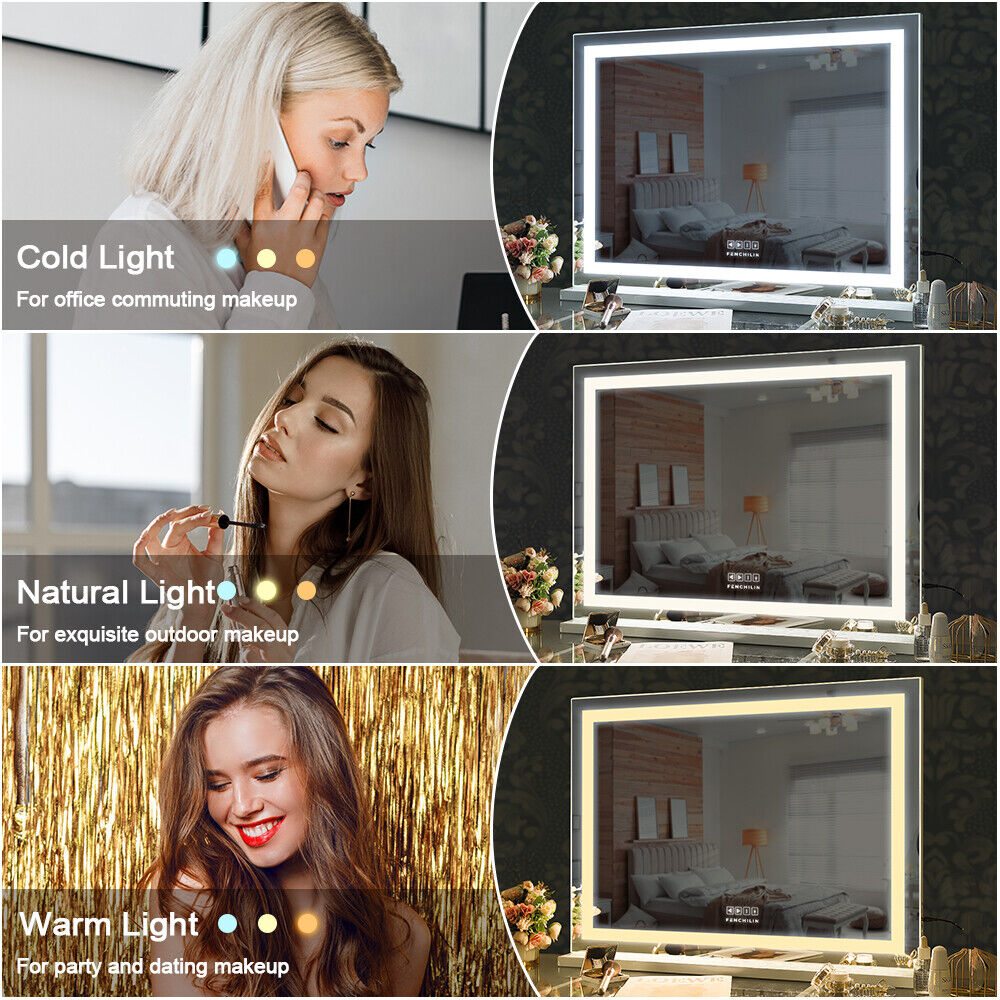 LED Makeup Mirror Bluetooth Touch Sensor Hollywood Vanity Tristar Online