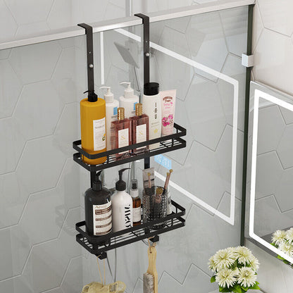 Black Aluminium Shower Caddy 74cm Hanging Storage Rack 35cm Tristar Online