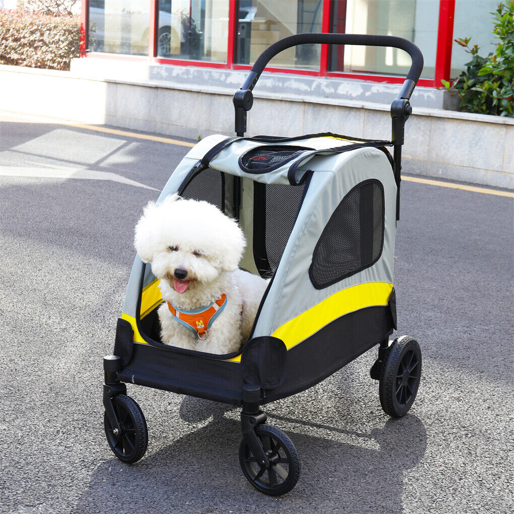 Dog Stroller Foldable Pet Travel Cart M Size Tristar Online