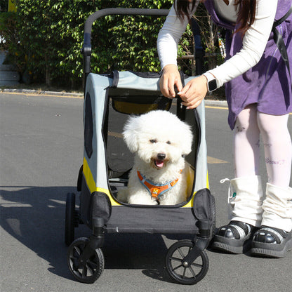 Dog Stroller Foldable Pet Travel Cart M Size Tristar Online