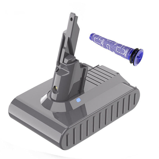 6500mAh Battery + Pre Filter for Dyson V7 SV11 Motorhead Pro Animal Fluffy Tristar Online