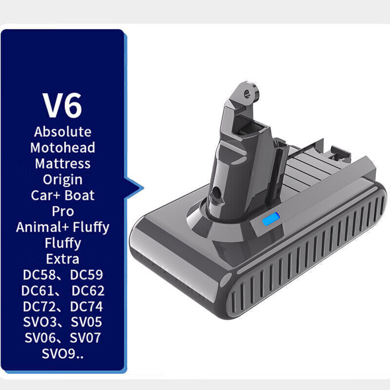 9500mAh Battery for Dyson V6 SV03 SV04 DC58 DC61 DC62 Tristar Online