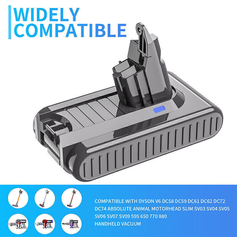 9500mAh Battery for Dyson V6 SV03 SV04 DC58 DC61 DC62 Tristar Online