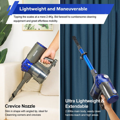 V8 150W Handheld Stick Vacuum Cleaner 40 Min Runtime LED Tristar Online