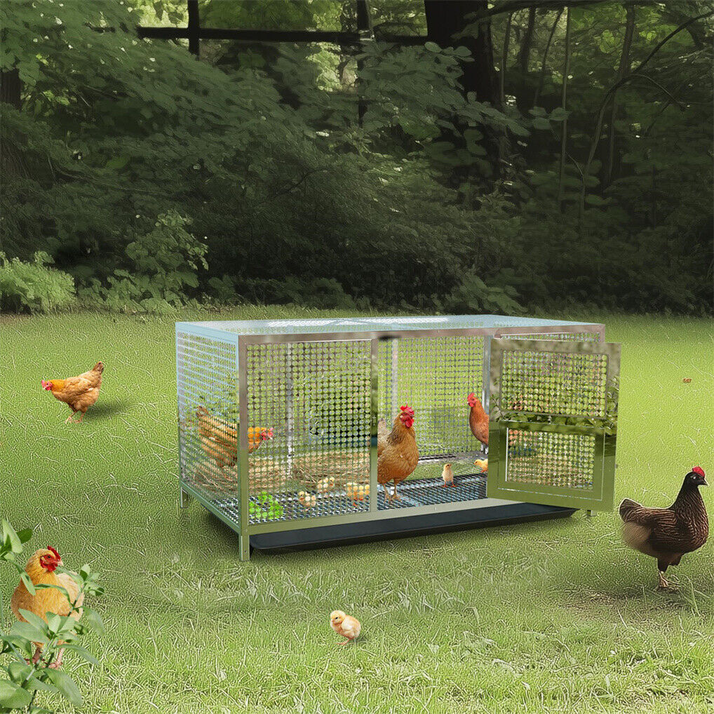 Stainless Steel Chicken Coop XL House/Coop Tristar Online