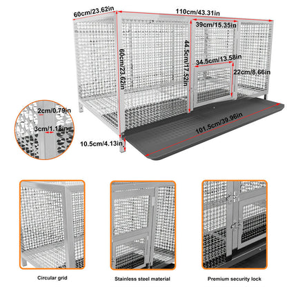 Stainless Steel Chicken Coop XL House/Coop Tristar Online