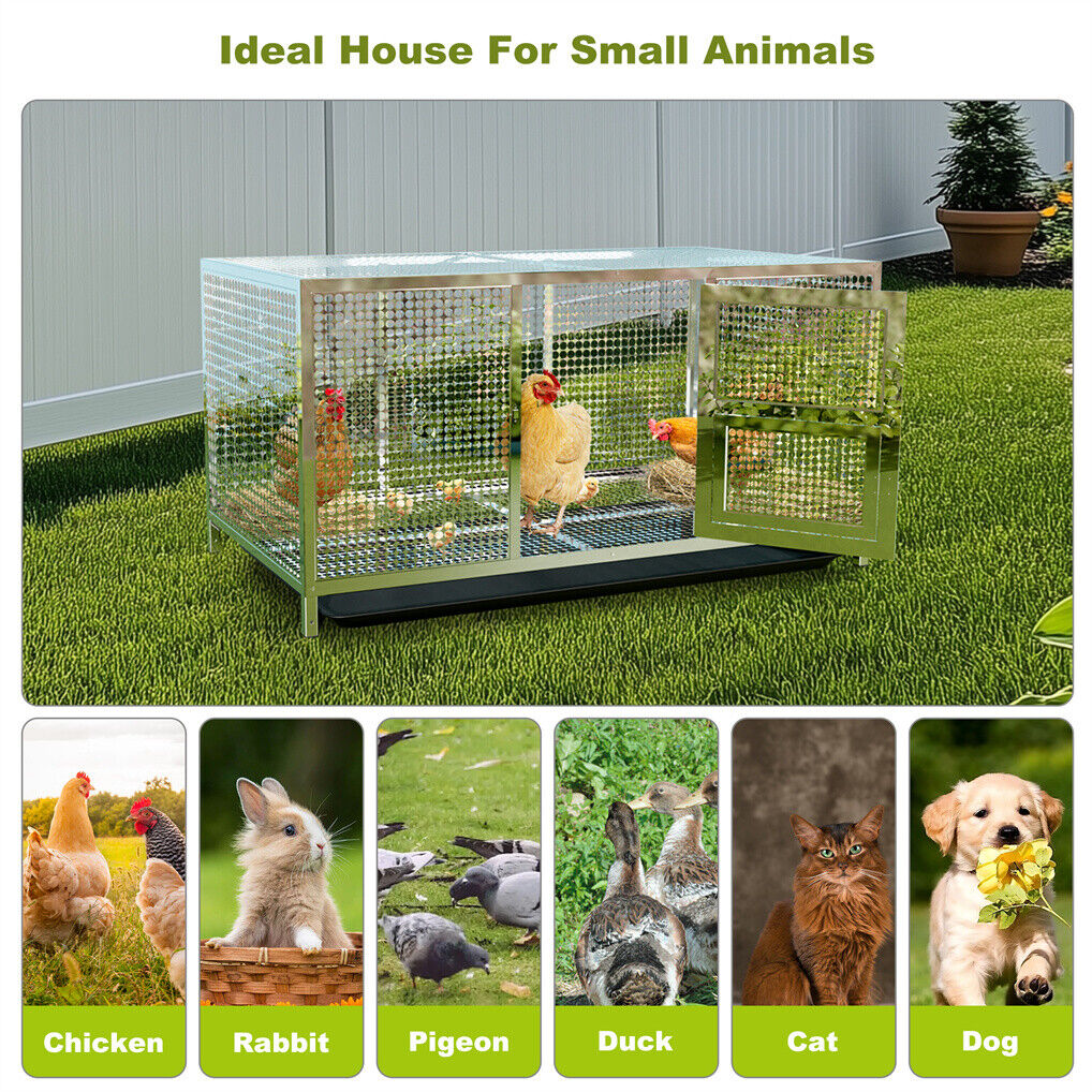 Stainless Steel Chicken Coop XL House/Coop Tristar Online