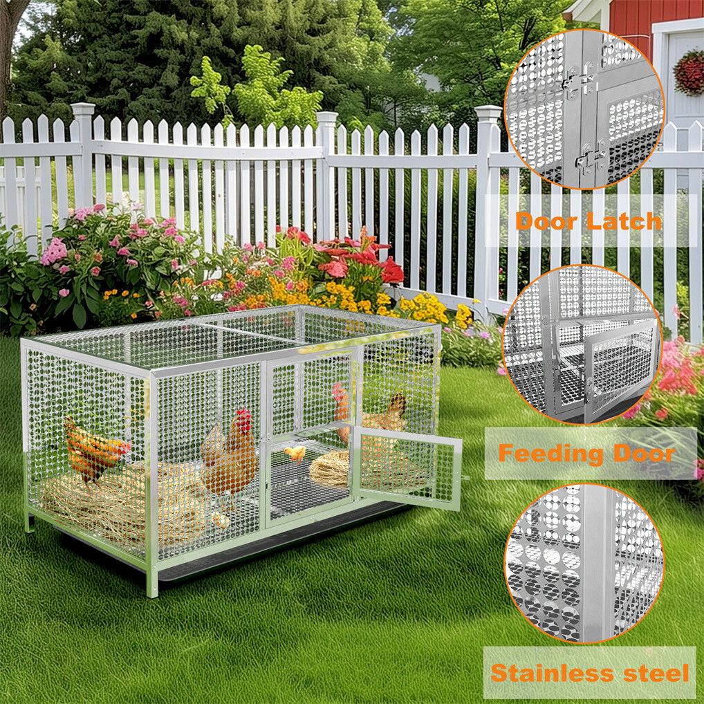 Stainless Steel Chicken Coop XL House/Coop Tristar Online