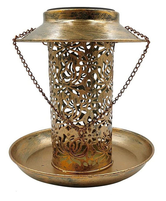 Solar Bird Seed Feeder Hanging Outdoor Garden Tristar Online