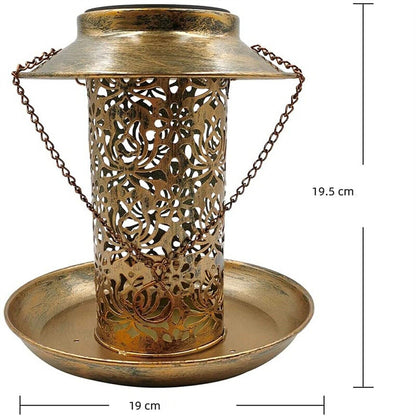 Solar Bird Seed Feeder Hanging Outdoor Garden Tristar Online