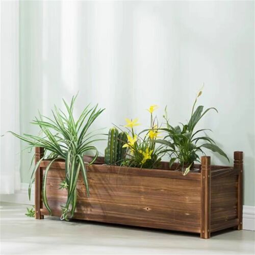 Medium Raised Garden Bed 60x30x33cm Wooden Planter Box Tristar Online