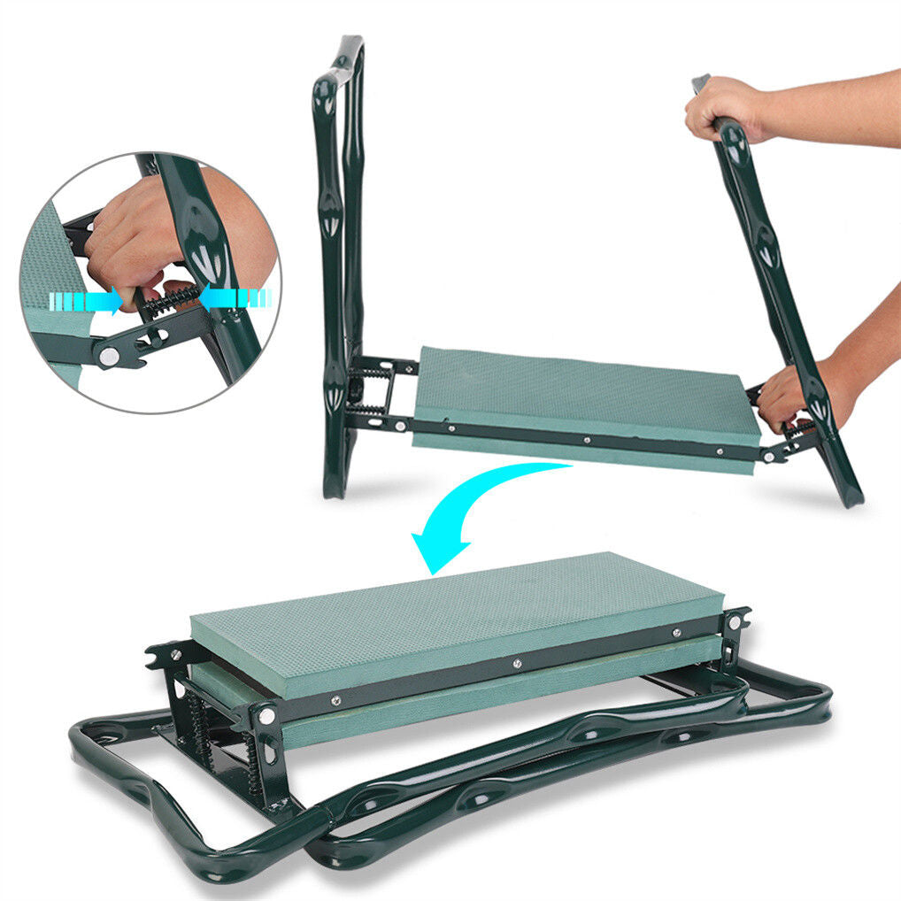 XXL Garden Kneeler Seat Stool with Pocket, 150kg Load Tristar Online