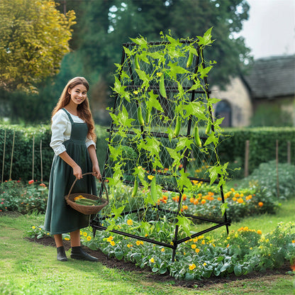 XL Heavy Duty Garden Trellis for Climbing Plants with Netting Tristar Online