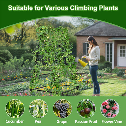 XL Heavy Duty Garden Trellis for Climbing Plants with Netting Tristar Online