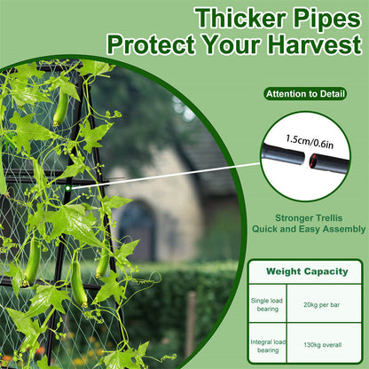 XL Heavy Duty Garden Trellis for Climbing Plants with Netting Tristar Online