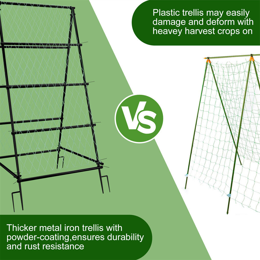 XL Heavy Duty Garden Trellis for Climbing Plants with Netting Tristar Online