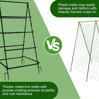 XL Heavy Duty Garden Trellis for Climbing Plants with Netting Tristar Online