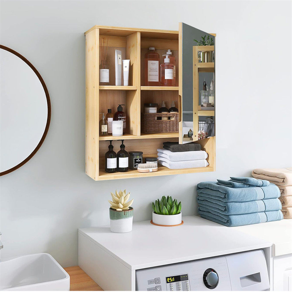 Wall Cabinet Bathroom Mirror Storage Medicine 55.5cm Tristar Online