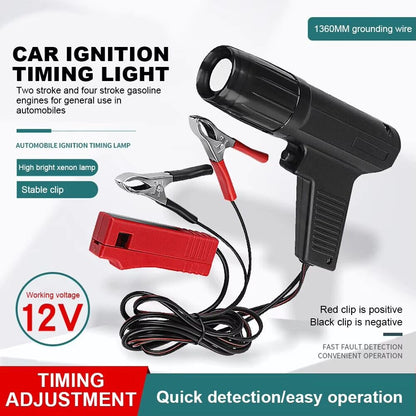Universal 12V Ignition Timing Light Strobe Lamp 1.36m Cable Tristar Online