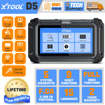 2025 D5 OBD2 Scanner ABS SRS Engine Diagnostic Tool Tristar Online