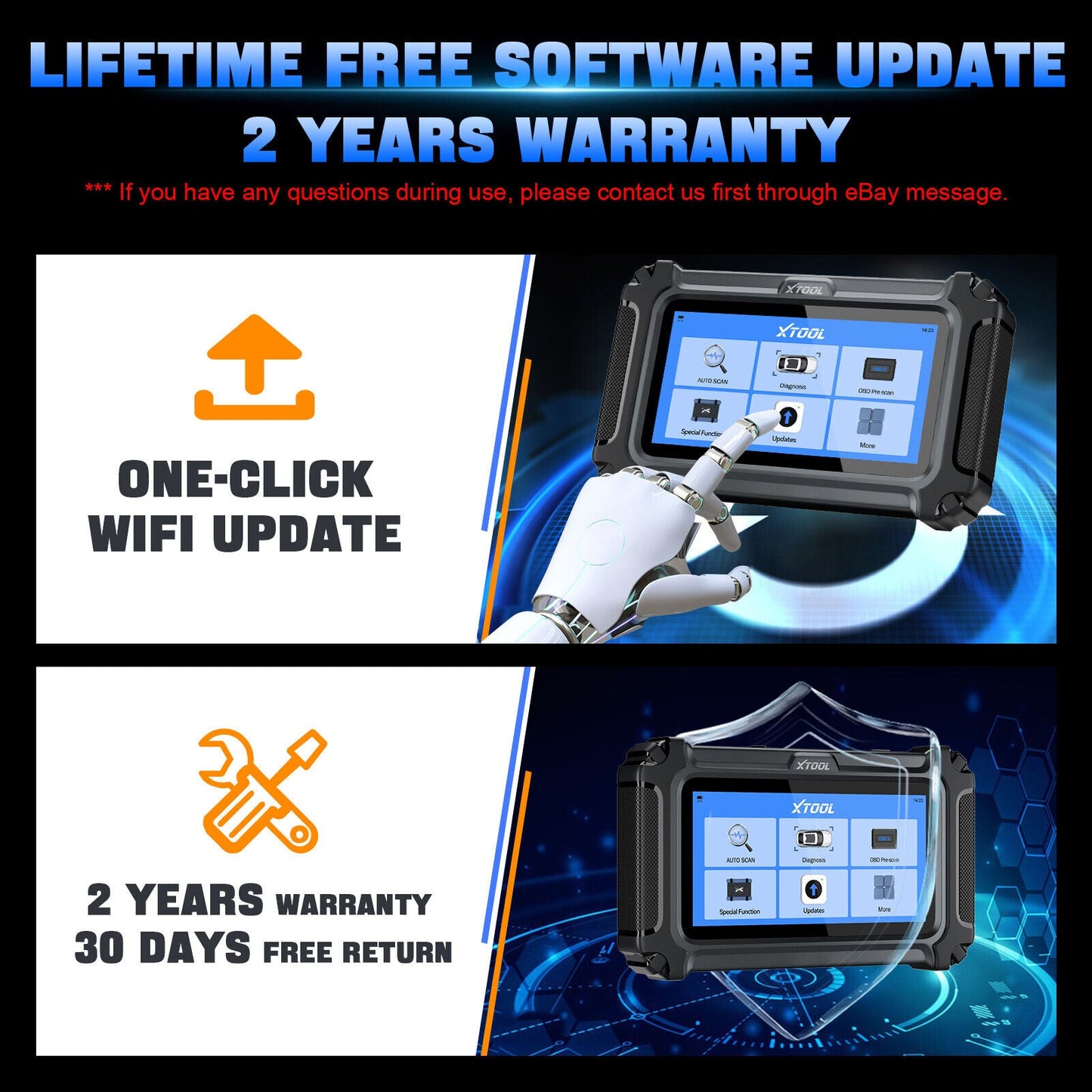 2025 D5 OBD2 Scanner ABS SRS Engine Diagnostic Tool Tristar Online