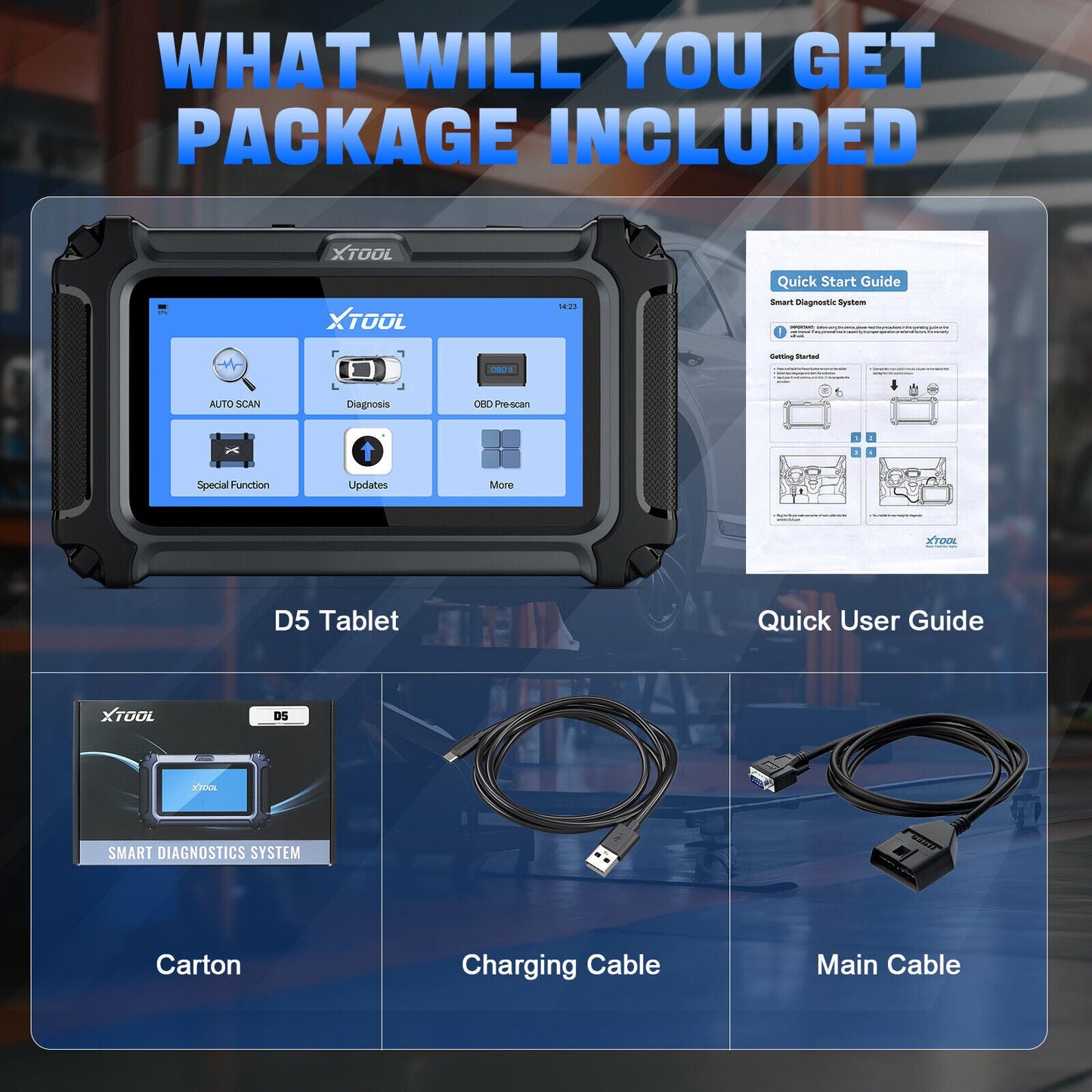 2025 D5 OBD2 Scanner ABS SRS Engine Diagnostic Tool Tristar Online
