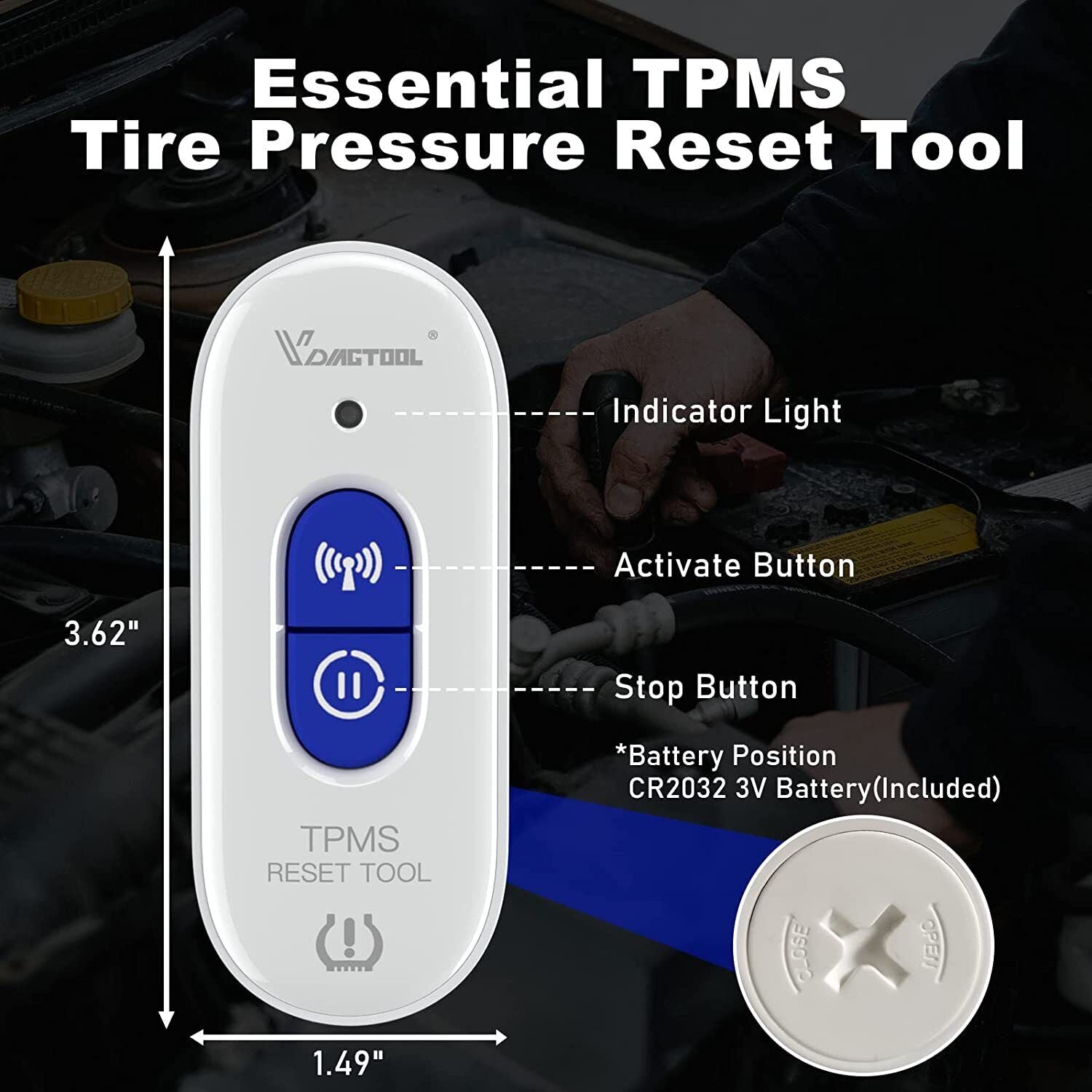 TP508 TPMS Relearn Tool for GM Tire Pressure Reset Tristar Online