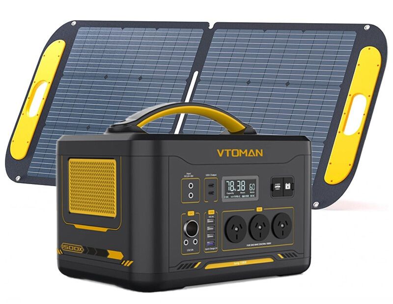 Jump 1000 1000W 1408Wh Power Station + 110W Solar Panel Tristar Online
