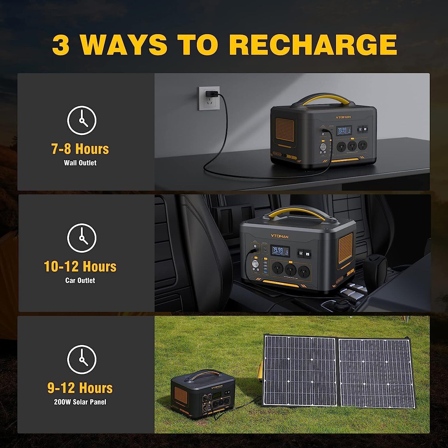 Jump 1000 1000W 1408Wh Power Station + 110W Solar Panel Tristar Online