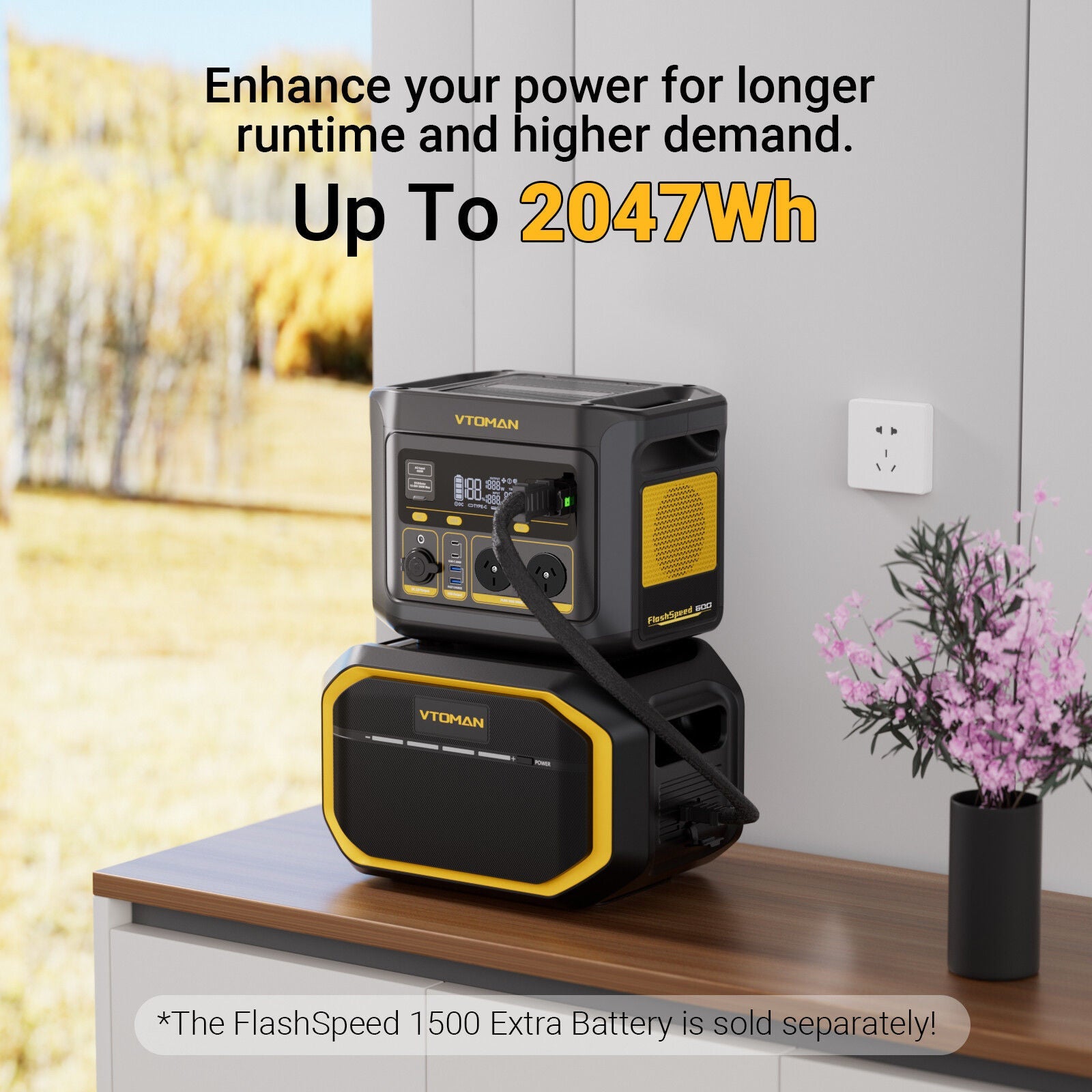 FlashSpeed 600 600W 499Wh AC/DC Portable Power Station Generator Tristar Online