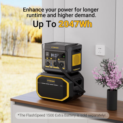 FlashSpeed 600 600W 499Wh AC/DC Portable Power Station Generator Tristar Online