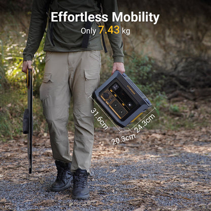 FlashSpeed 600 600W 499Wh AC/DC Portable Power Station Generator Tristar Online