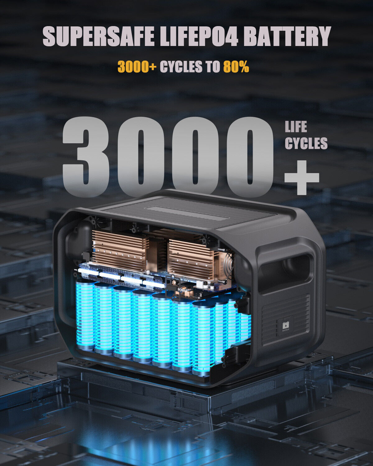 FlashSpeed 1500 1548Wh 10A AC/DC LiFePO4 Expansion Battery AU Tristar Online